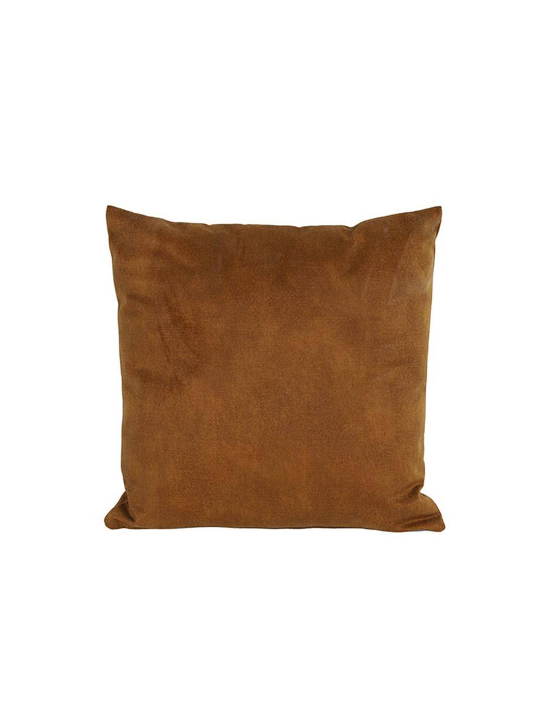 Μαξιλάρι βελουδ.FANTASY καφέ 45Χ45