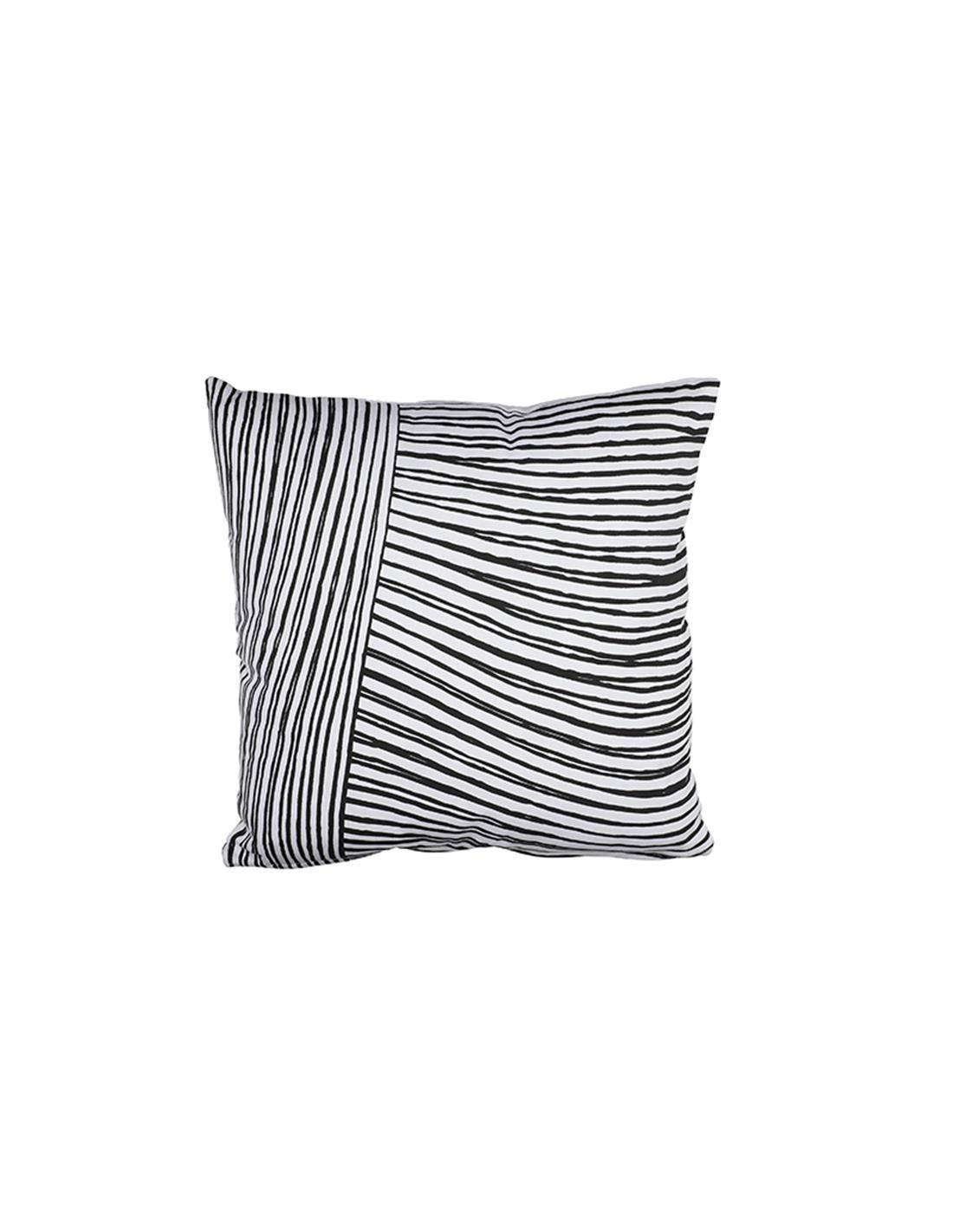 Μαξιλάρι stripes μαύρο 45Χ45