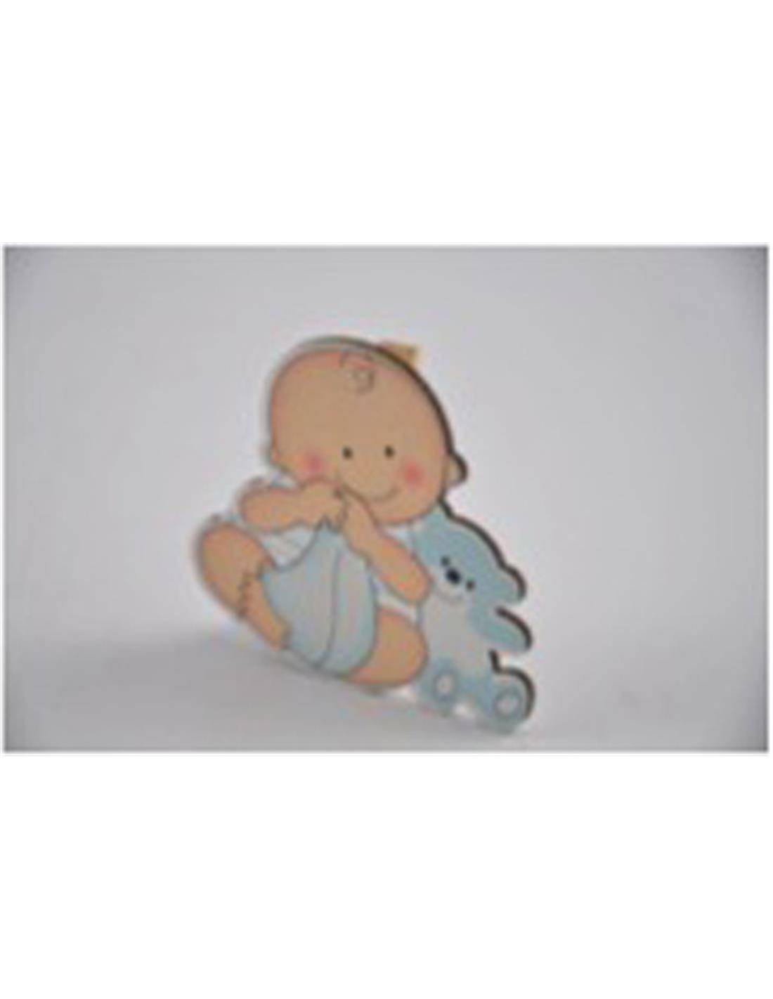 Μωρό με αρκουδάκι κλιπ σιελ