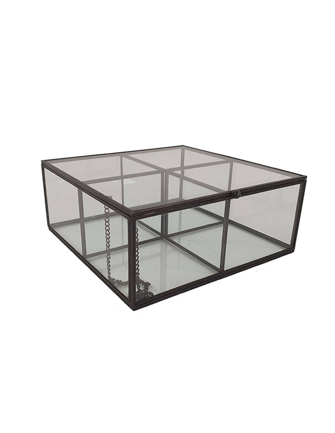 Μπιζουτιέρα black γυαλ. 20Χ21Χ8,5