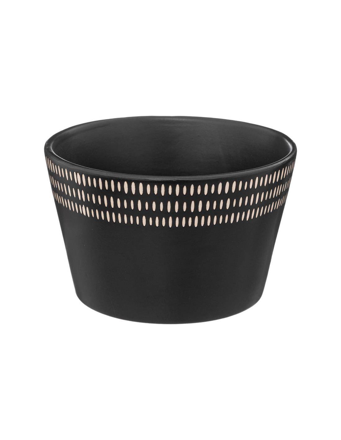 Μπωλ κεραμ.ETHNIKA μάυρο 57cl