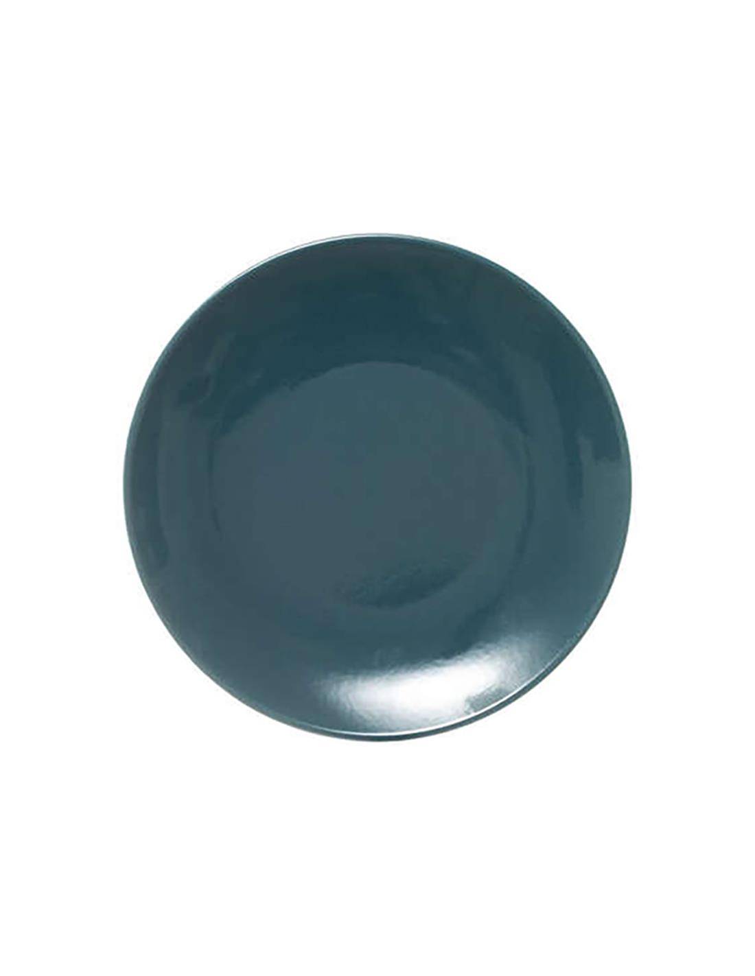 Πιάτο φρούτου κεραμ. COLORAMA μπλε Φ20