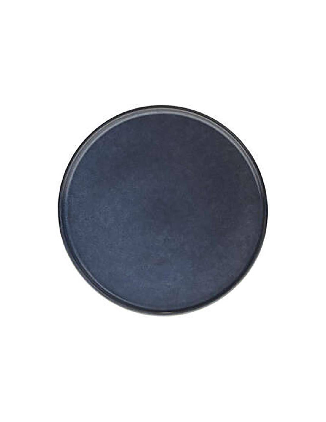 Πιάτο κεραμ.επιδορπίου μπλε Φ21