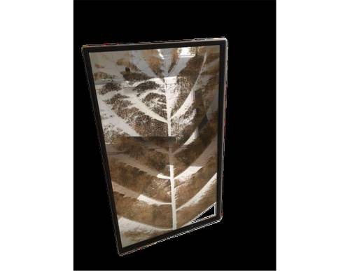 Πίνακας καθρέπτης τοίχου με φύλλο φοίνικα 100Χ60