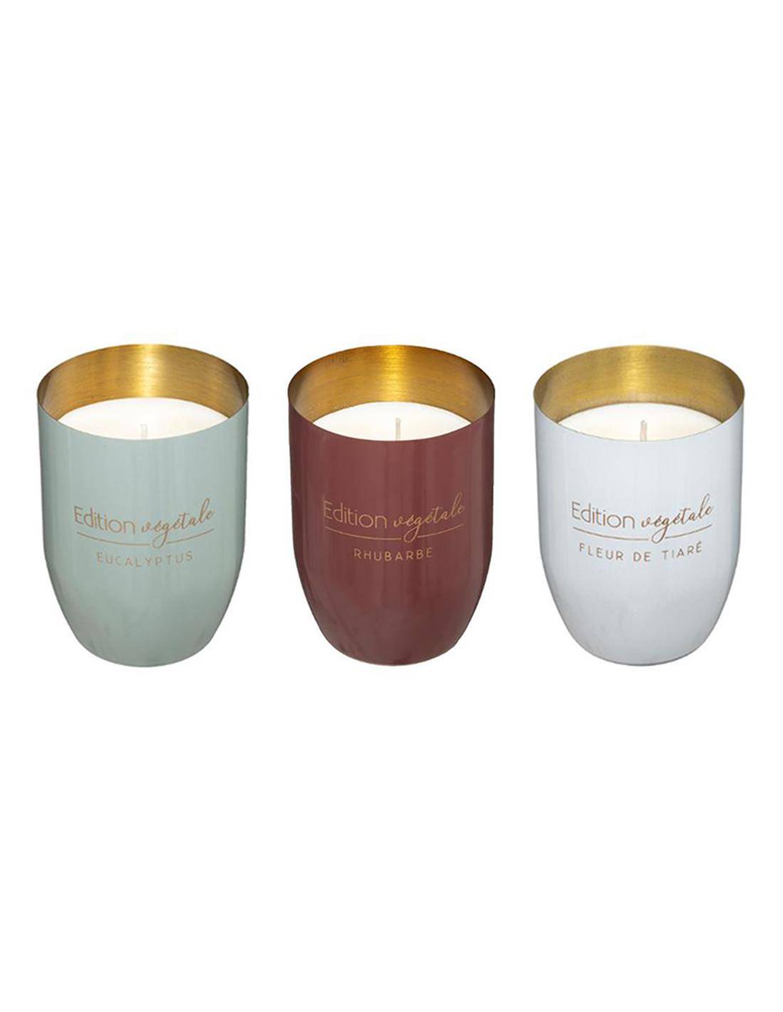 Ποτήρι μεταλ.με αρωμ.κερί 3χρ. 7Χ9