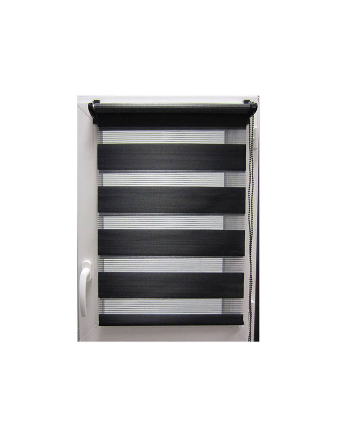 Ρολό κουρτίνα day & night μαύρο χρ. 120Χ180