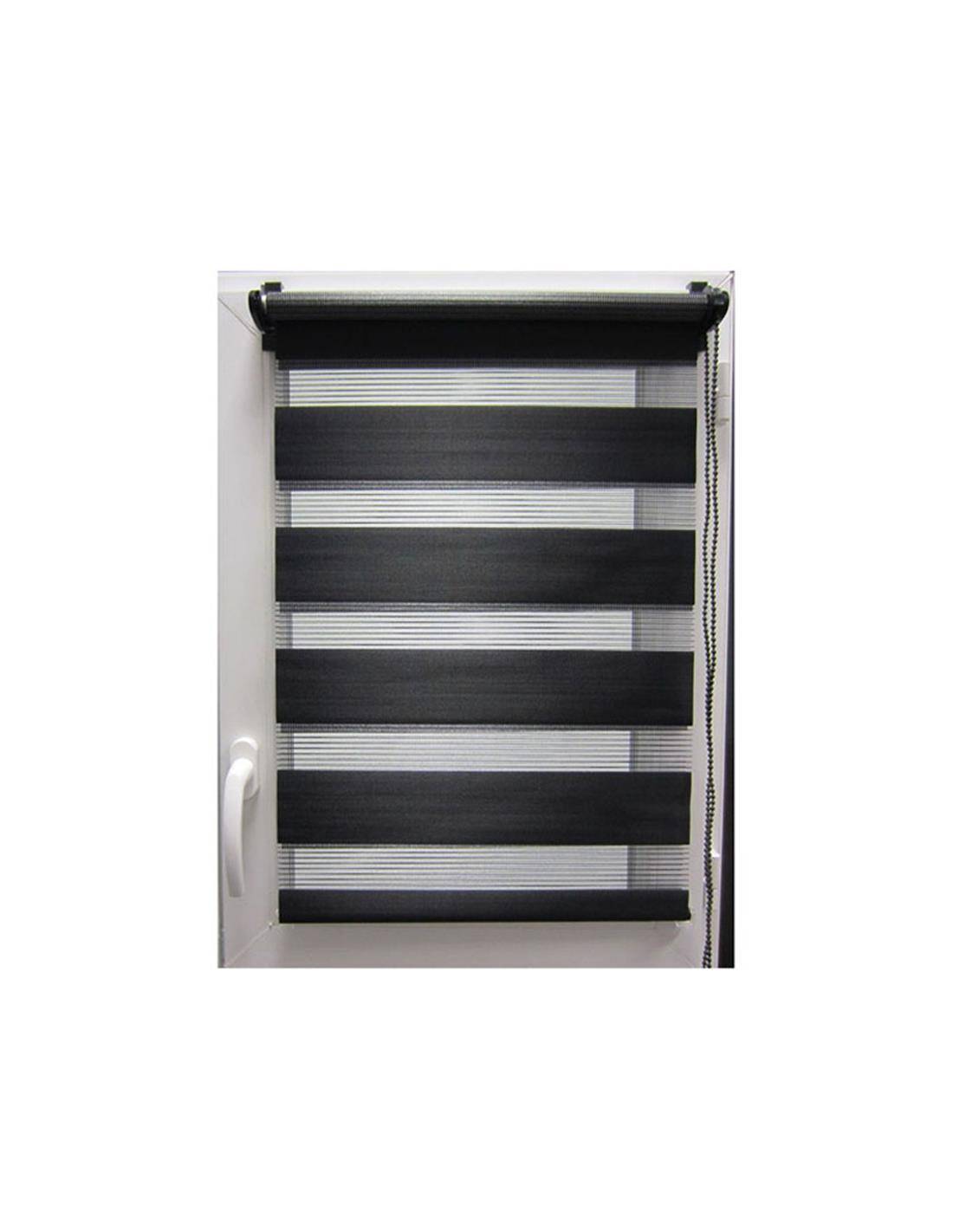 Ρολό κουρτίνα day & night μαύρο χρ. 150Χ180