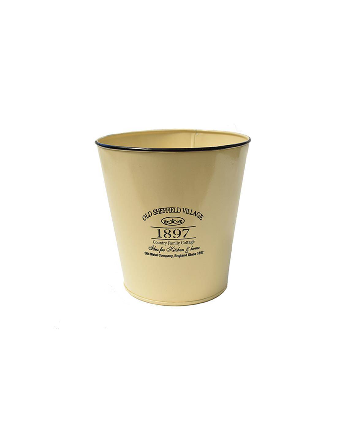 Σαμπανιέρα μεταλ.εκρού 1897 22Χ22 6lt