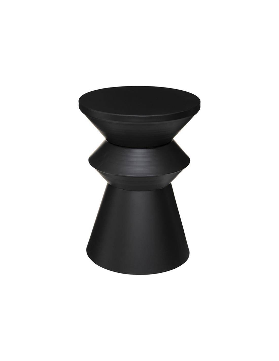 Τραπέζι μεταλ.ΤΟΤΕΜ μαύρο σχ. Φ36Χ48,5