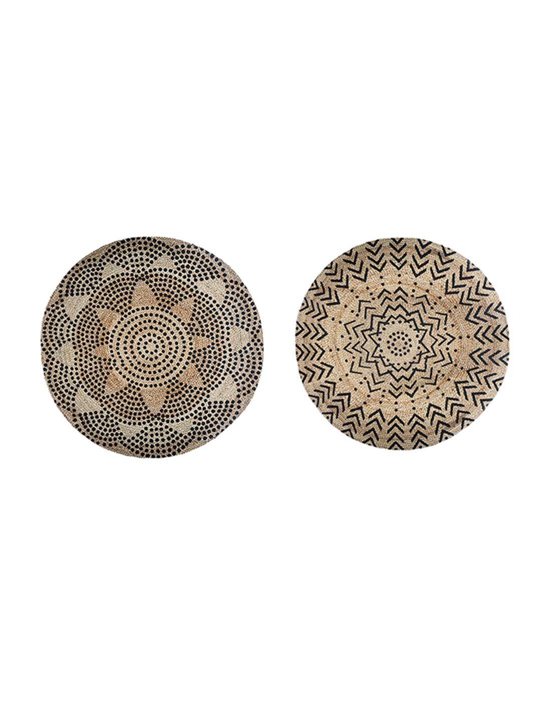 Χαλί γιούτα LIVING Φ120