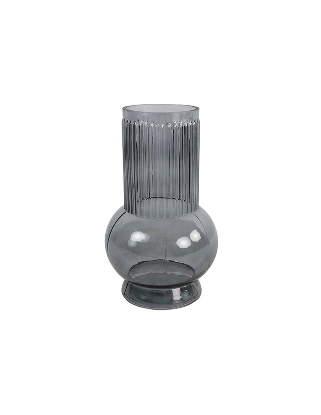 Βάζο γυαλ.γκρι 20Χ35,5