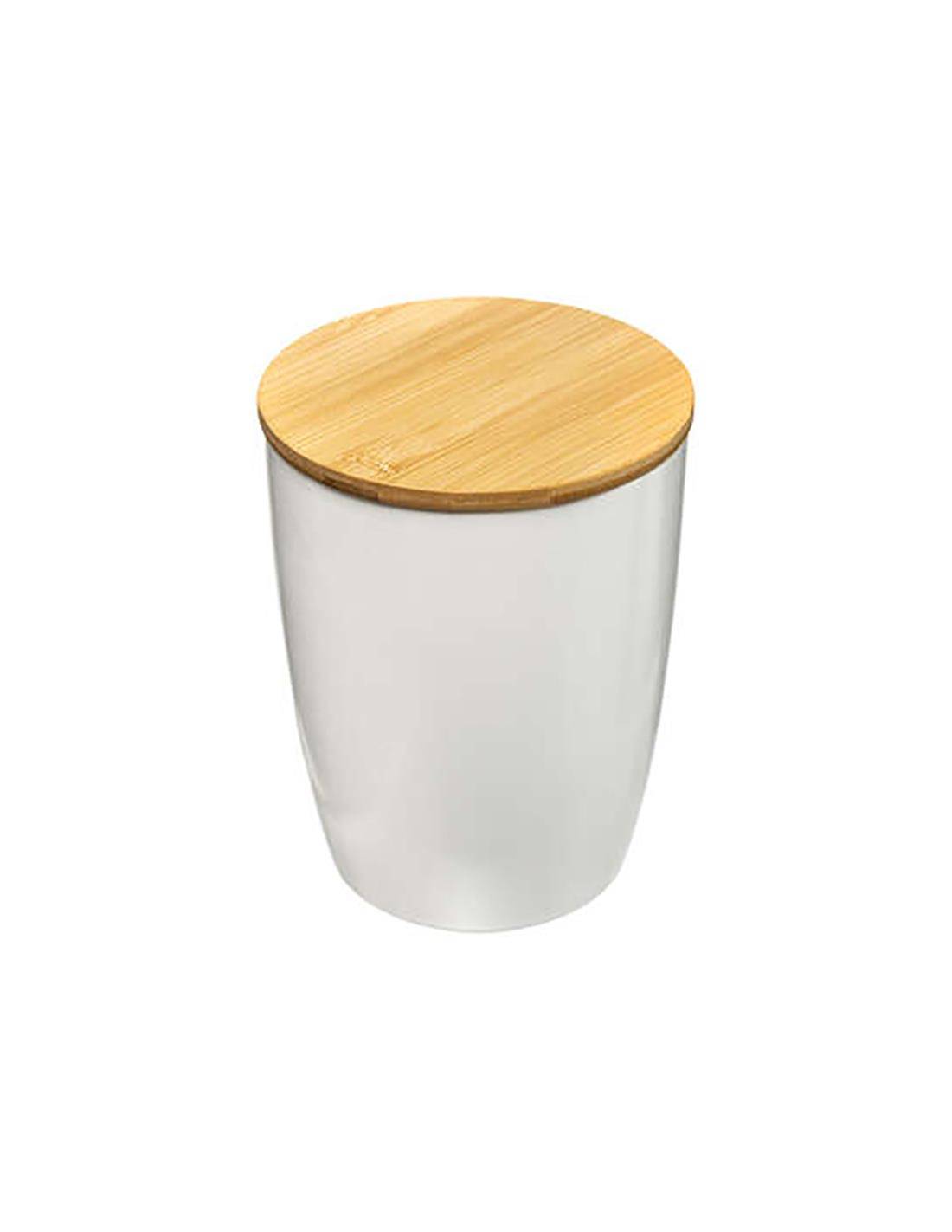 Βάζο πορσελ.με bamboo καπάκι 1,5LT  13,5Χ17,5