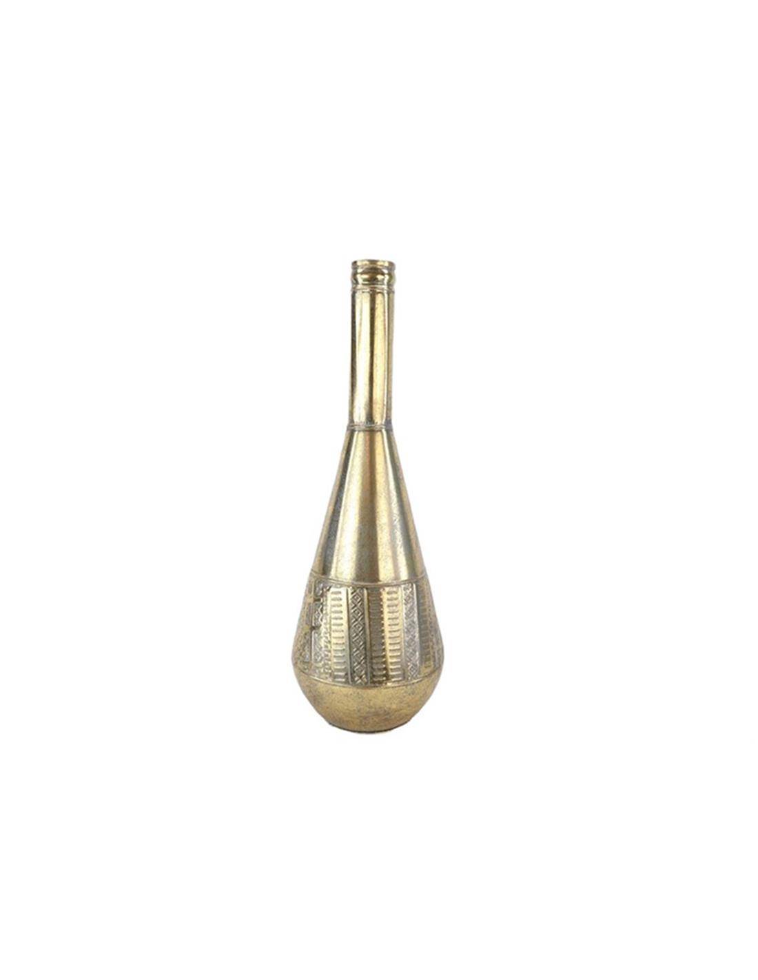 Βάζο σωλήνας antique gold 22Χ61