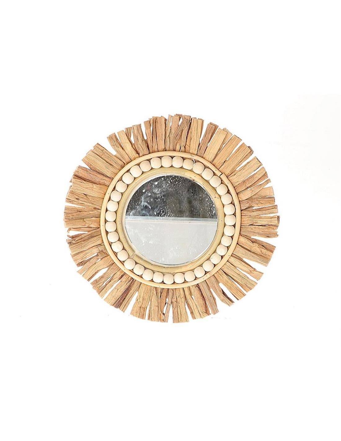 Καθρέπτης Tanani με raffia Φ50