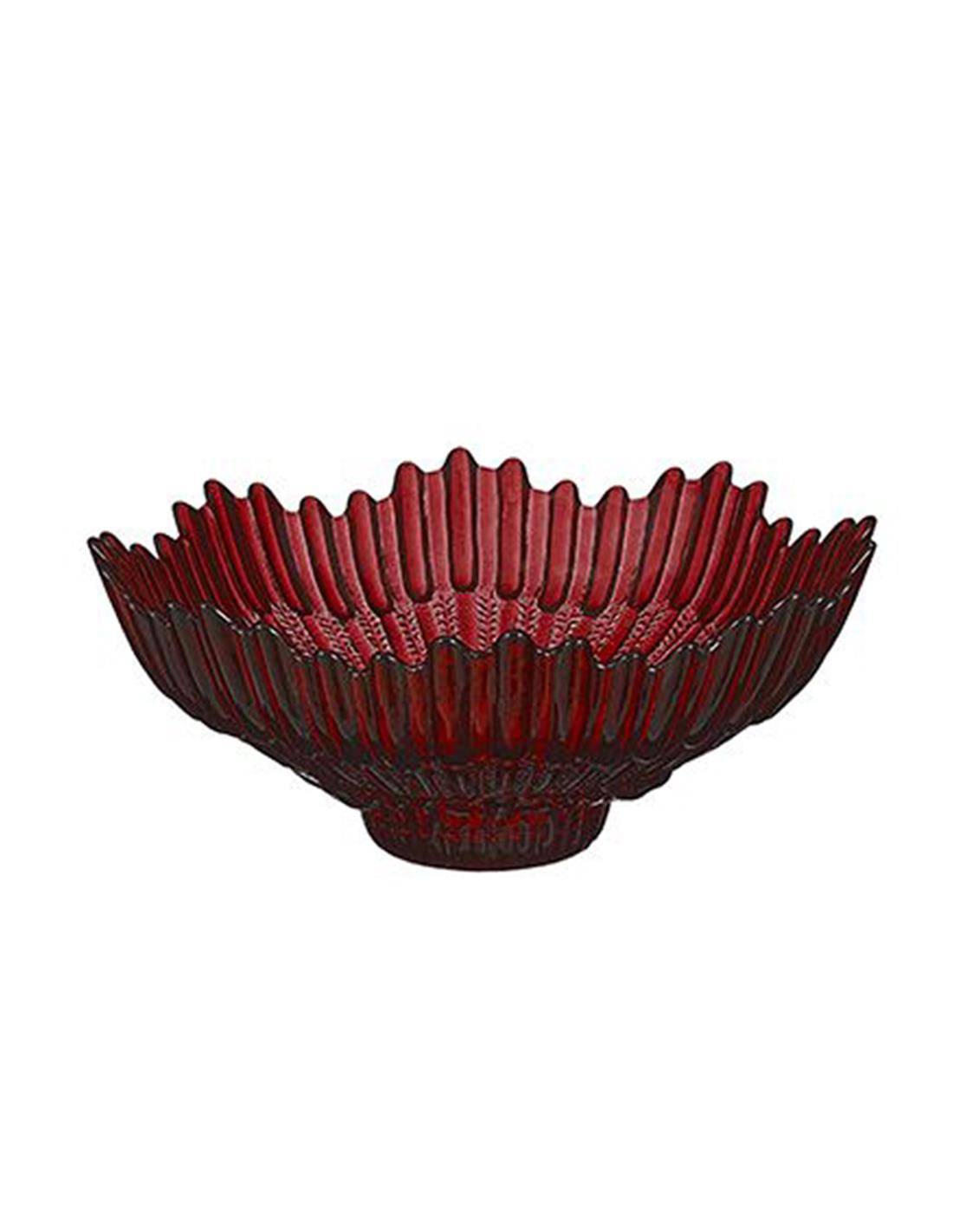 Μπωλ γυαλινο κόκκινο NOVO  21Χ8