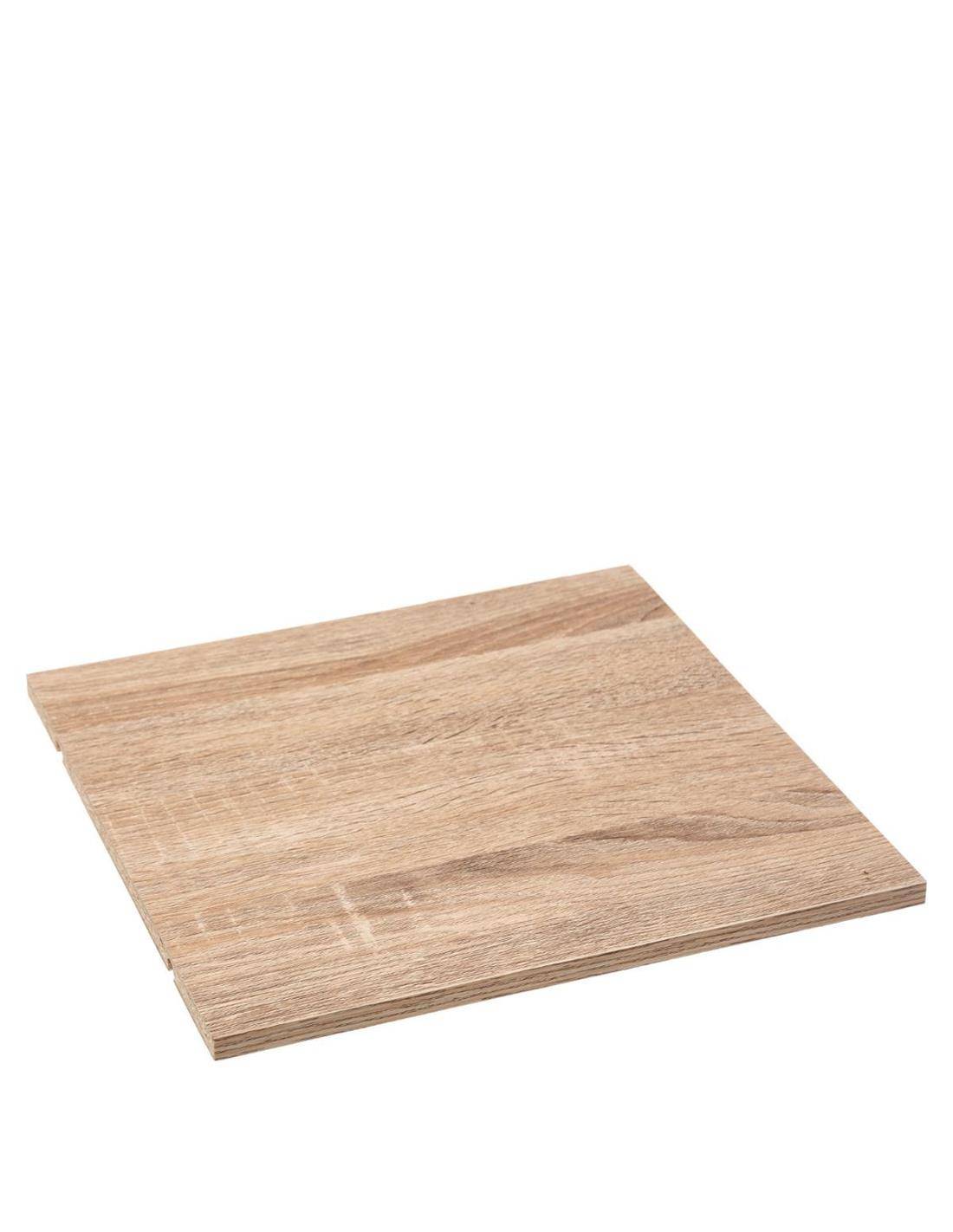 Ράφι βιβλιοθήκης MDF φυσικό 31Χ31Χ1,2