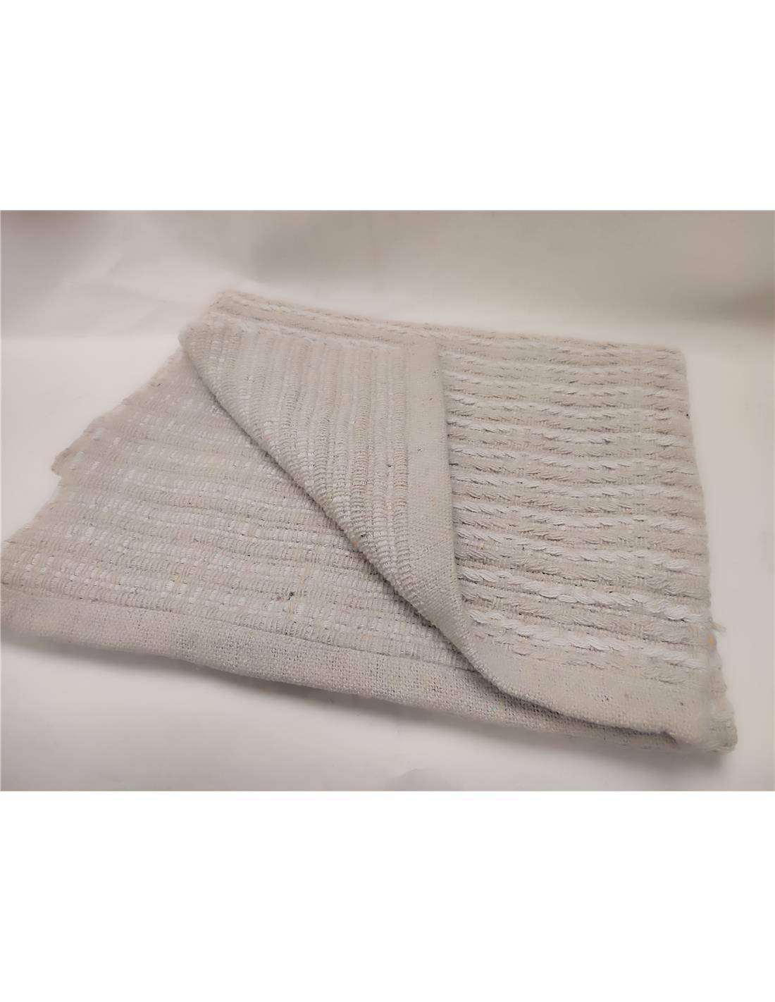 Χαλί βαμβ.φυσικό/λευκό 90Χ140