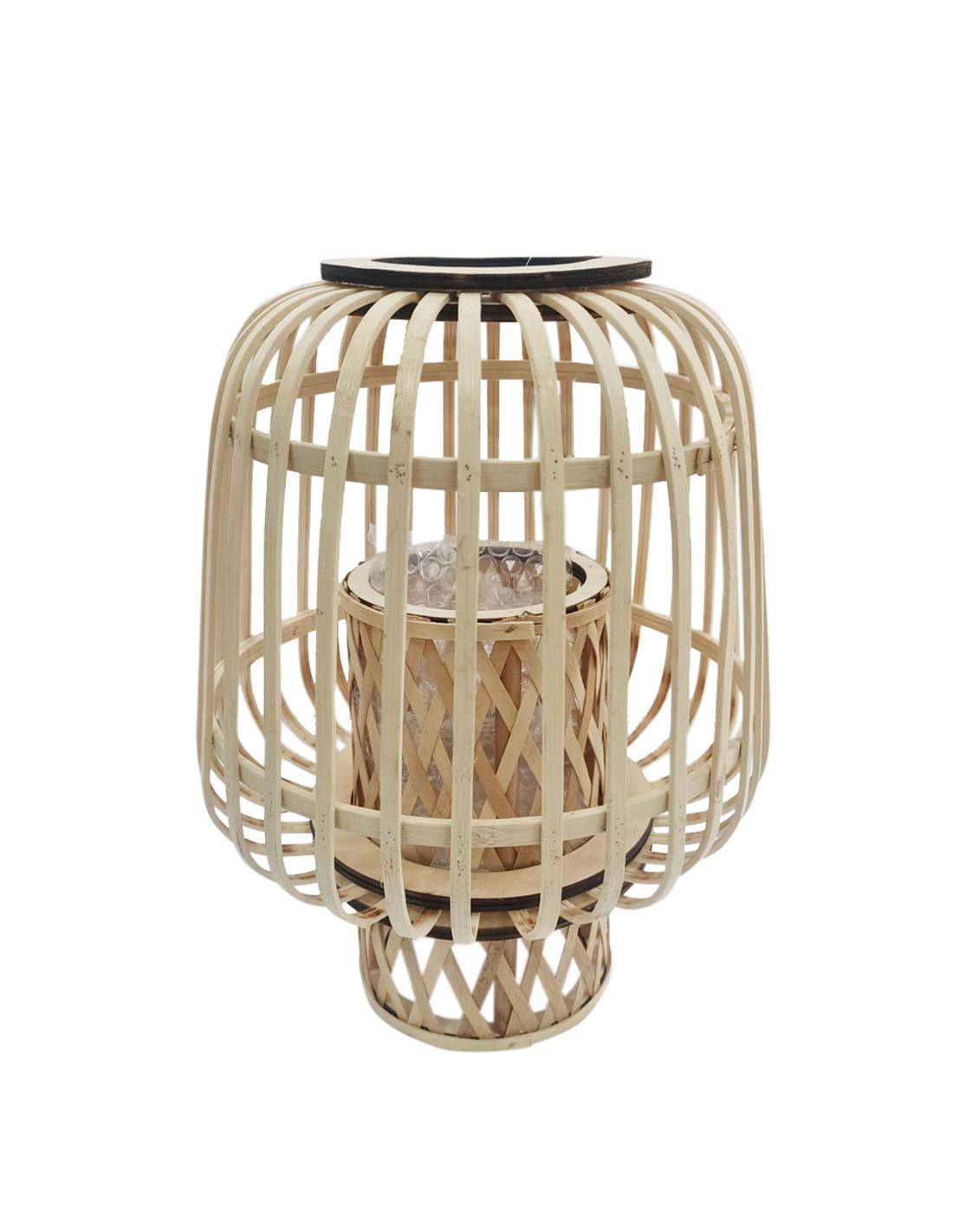 Φανάρι bamboo φυσικό 21,5Χ23/34