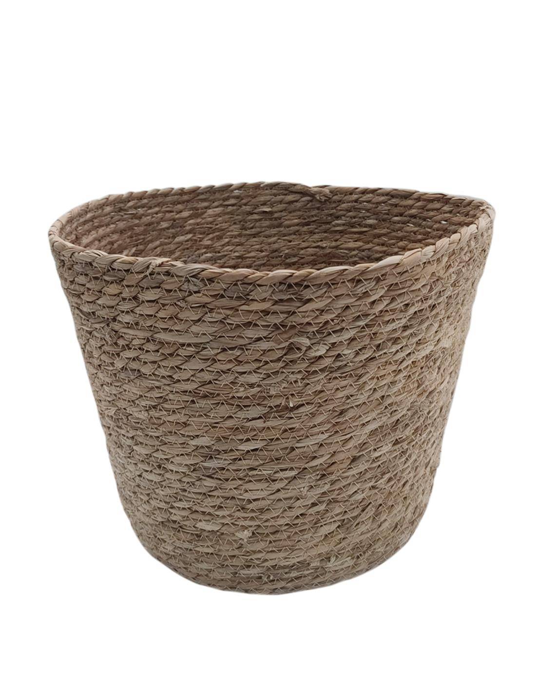 Καλάθι κασπώ ψάθινο φυσικό 34Χ27