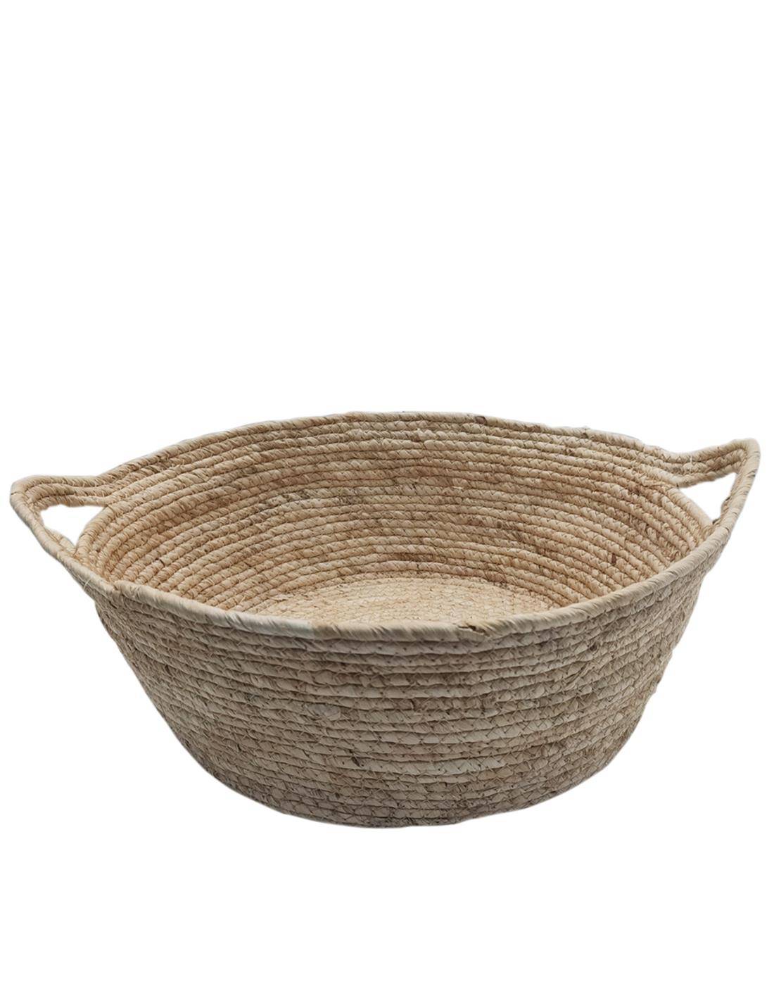 Καλάθι πιατέλα ψάθινη φυσικό 44Χ16