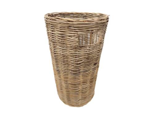 Καλάθι rattan φυσικό jumbo Φ30Χ45