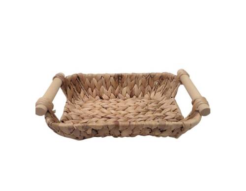 Καλάθι υδρουάκινθου ξυλινες χούφτες 28Χ18Χ7