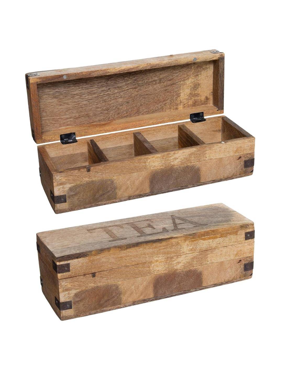 Κουτί mango για τσάι Χ4 32X10,3X9,5