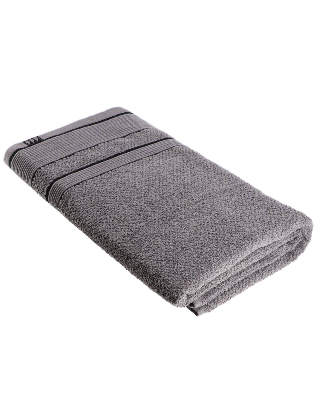Πετσέτα μπάνιου βαμβακ.γκρι 90Χ150