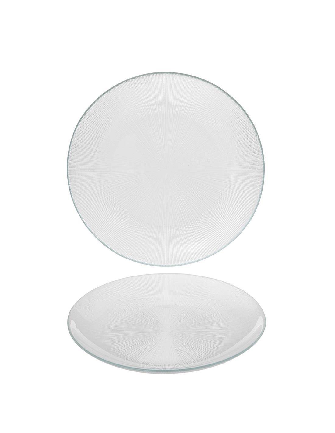 Πιάτο γυαλ. Elise Φ22