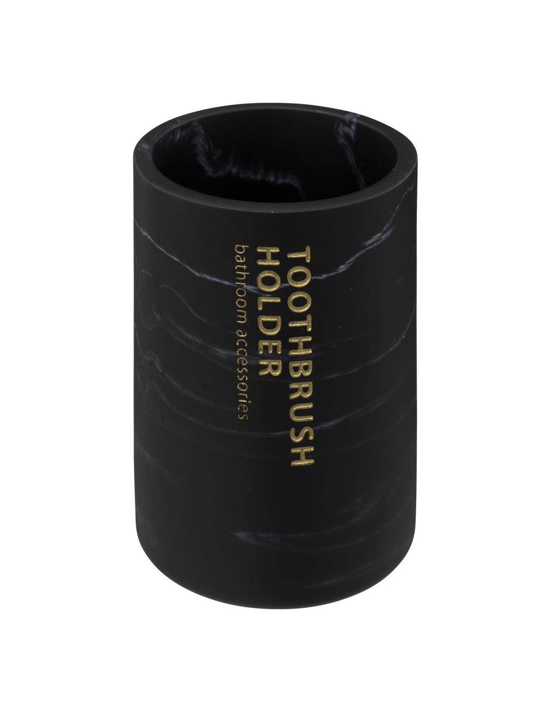 Ποτήρι μπάνιου κεραμ.μαύρο