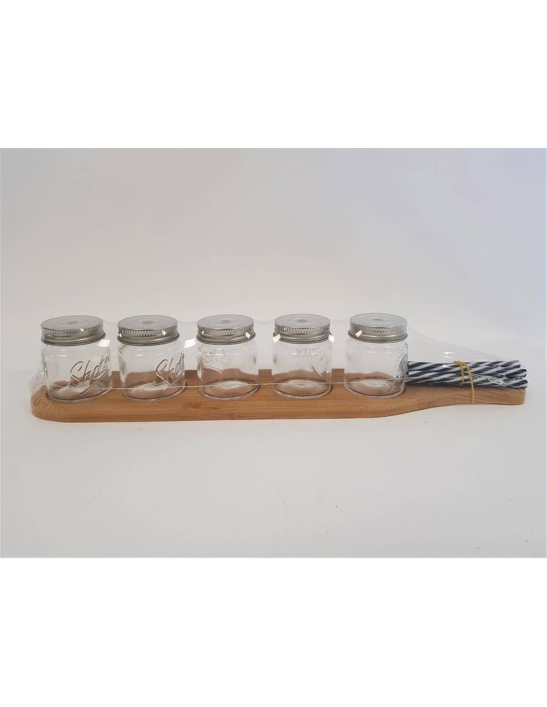 Σετ ντιπ 5 θέσεων με καλαμάκι