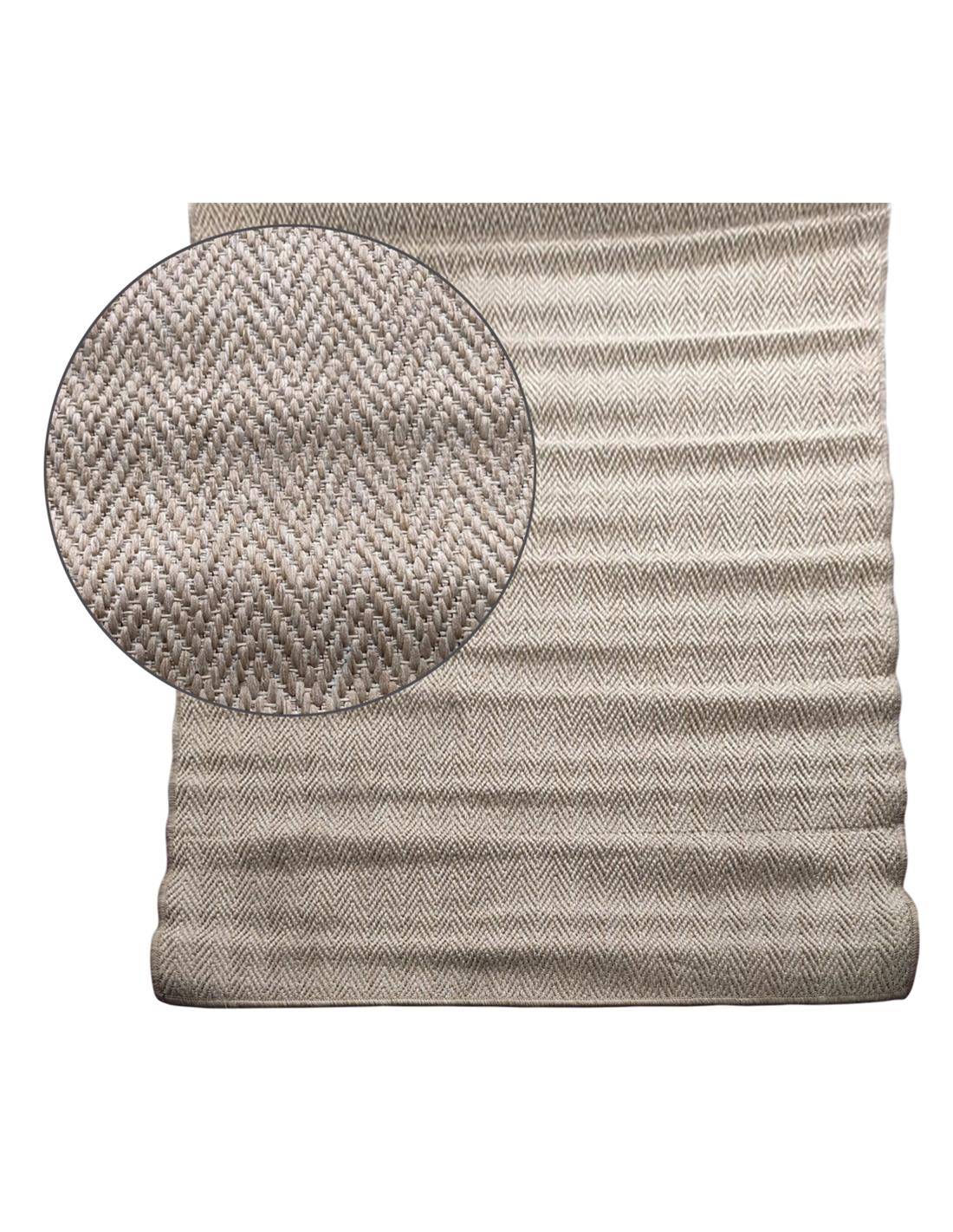 Χαλί εξ.χώρου pp ψαροκόκκαλο μπεζ 150Χ200