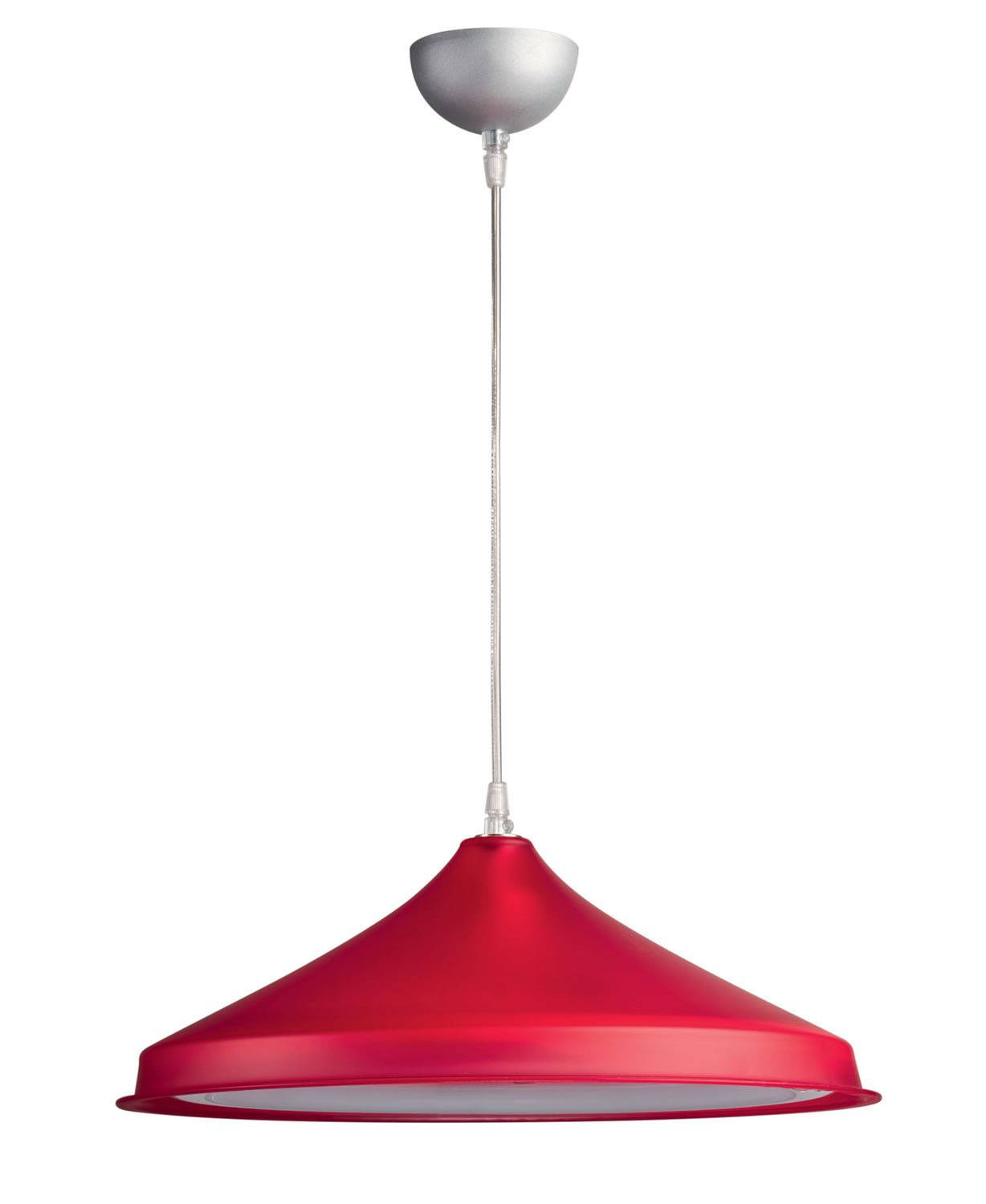 Φωτιστικό φθορίου Led plexiglass κόκκινο σατινέ 32w