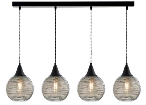 Φωτιστικό Πολύφωτο 4φ Μέταλλο/Γυαλί Ε27