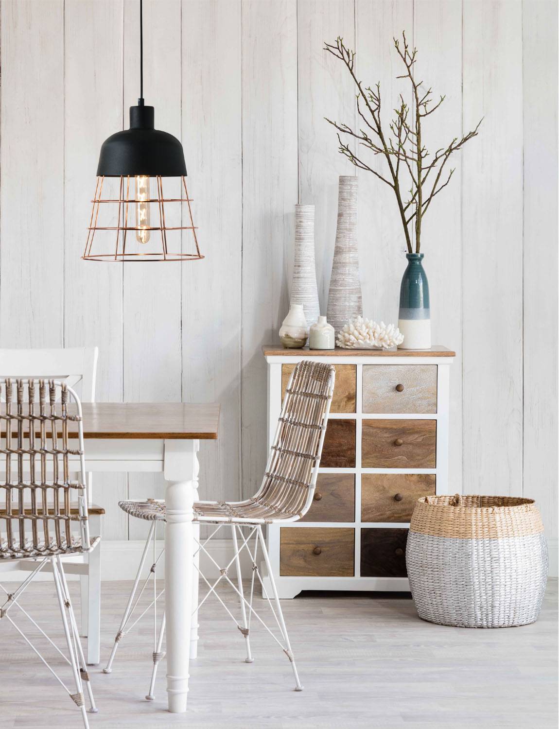 Φωτιστικό μονόφωτο μέταλλο μαύρο/χαλκός Ε27 Φ26