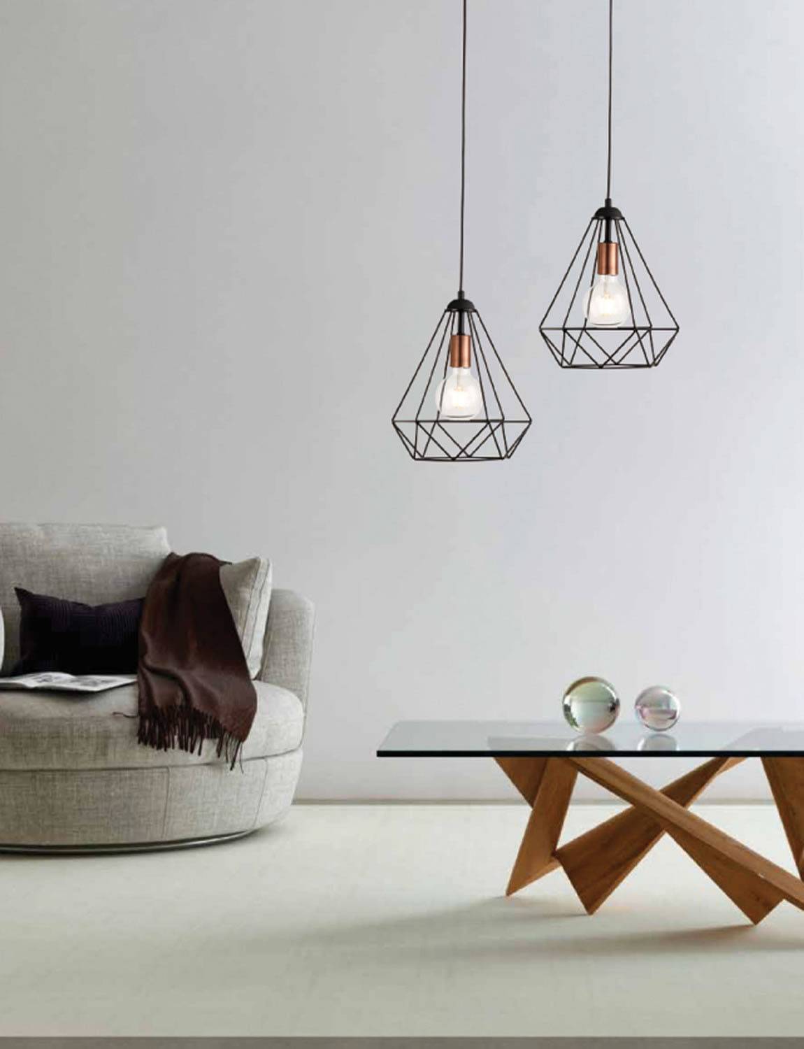 Φωτιστικό μονόφωτο μέταλλο μαύρο Ε27 Φ28