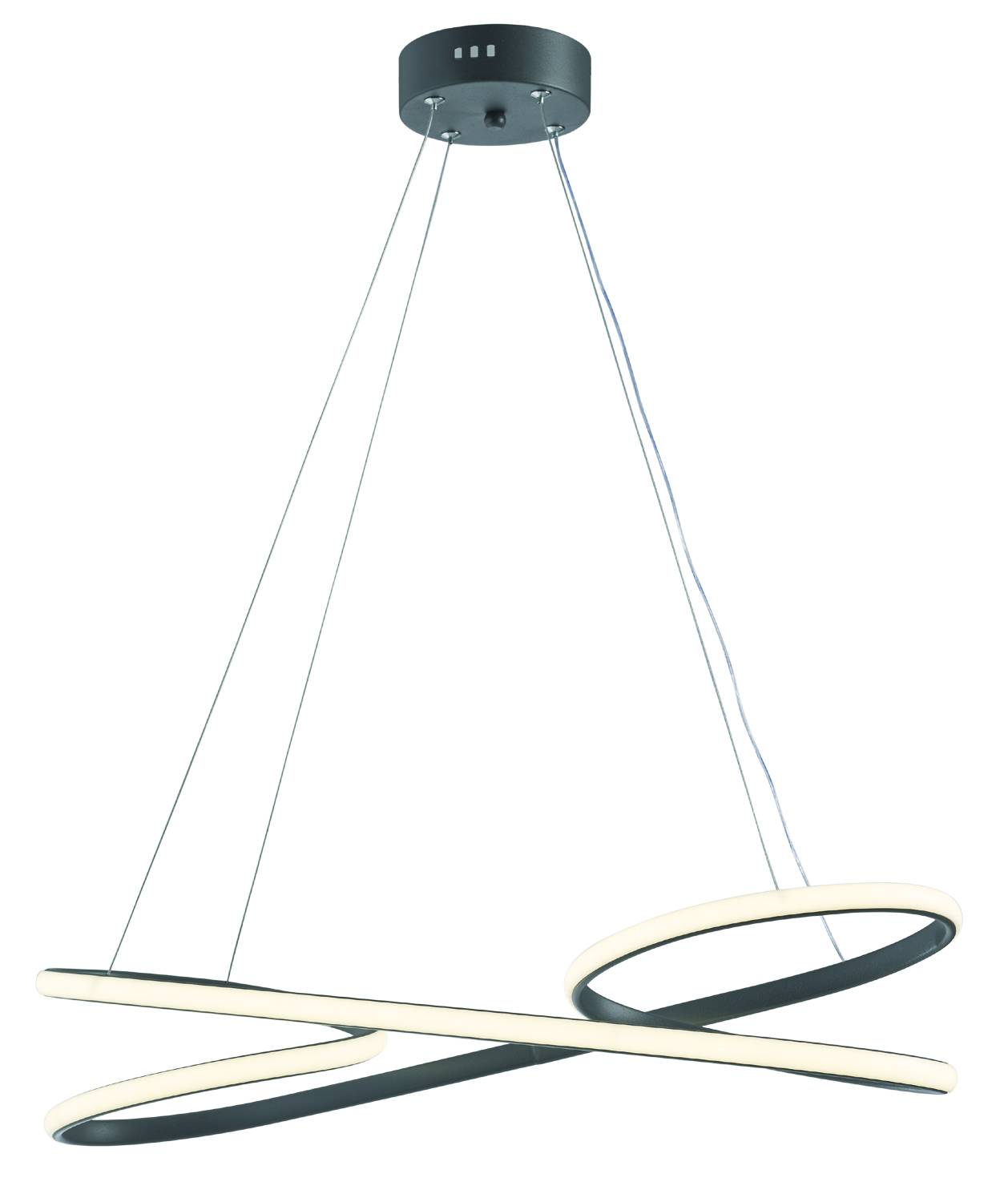 Φωτιστικό Πολύφωτο led γραφίτης 4000Κ 42w