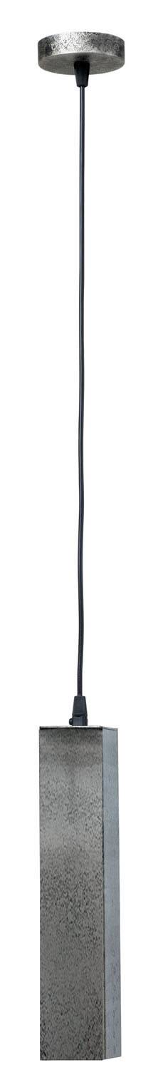 Φωτιστικό μονόφωτο αλουμίνιο τετράγωνο γαλβανιζέ GU10 Φ6