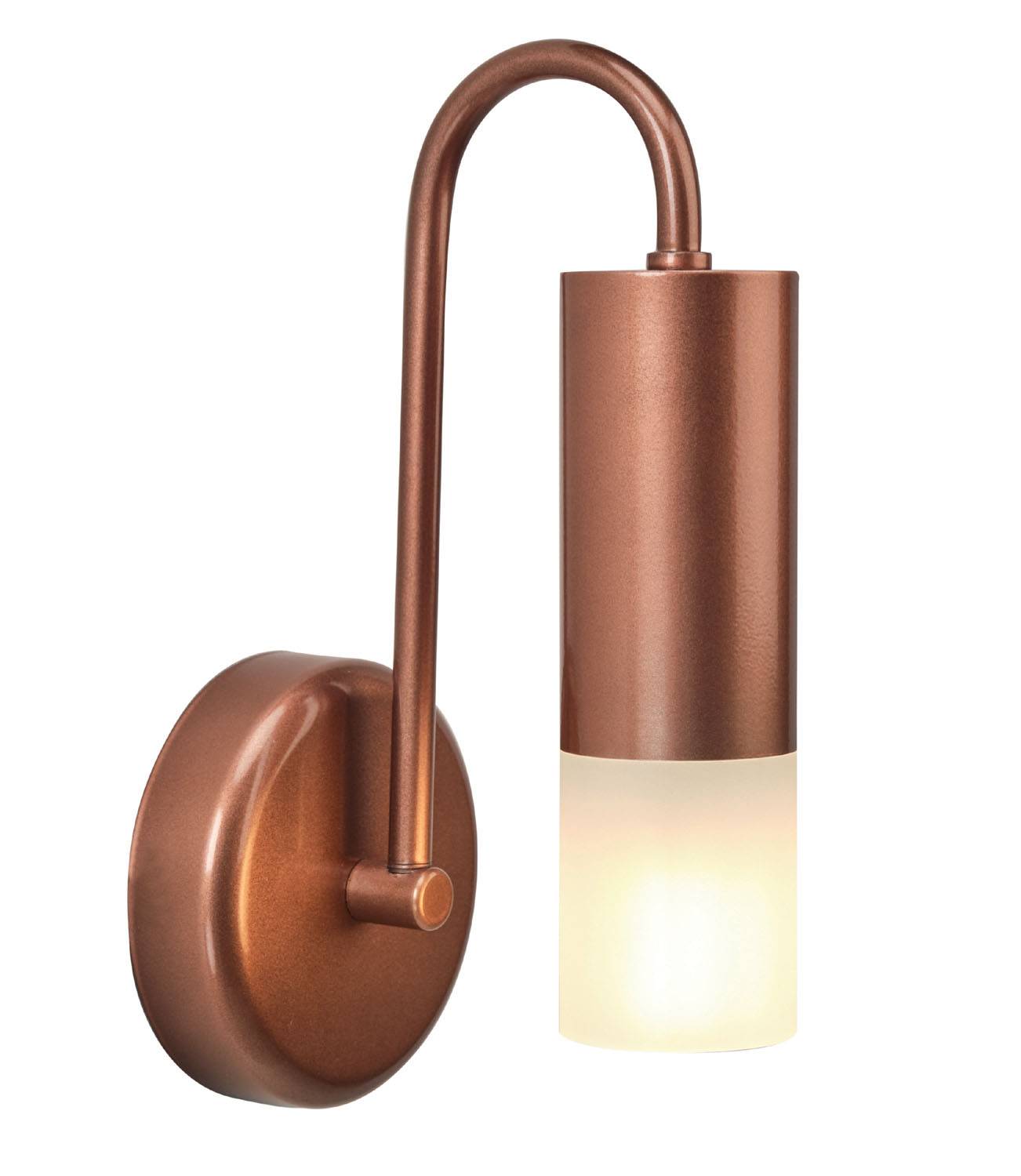 Απλίκα 1φ αλουμίνιο/plexi Φ5 G9