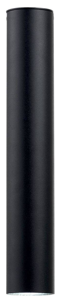 Φωτιστικό μονόφωτο οροφής αλουμίνιο στρογγυλό μαύρο GU10 Φ6