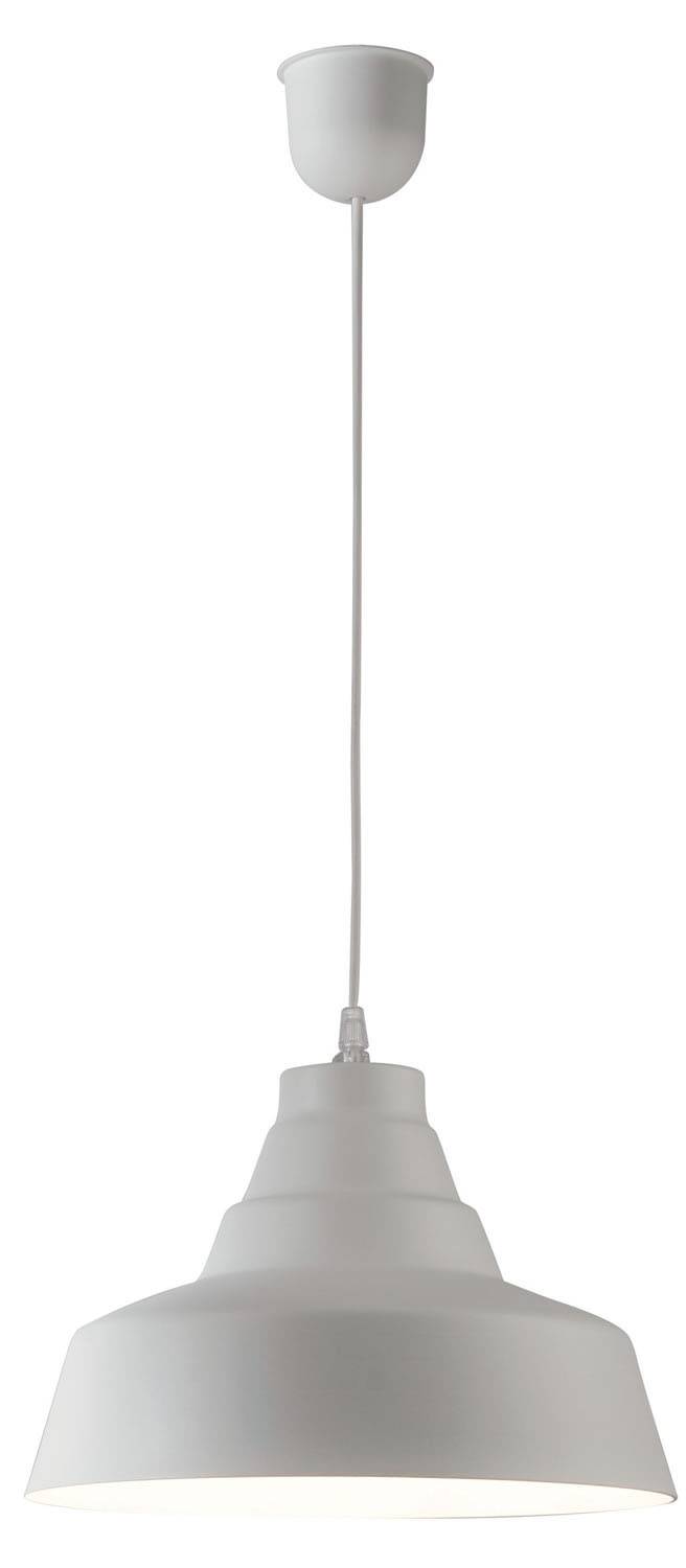 Φωτιστικό μονόφωτο αλουμίνιο λευκό Ε27 Φ30