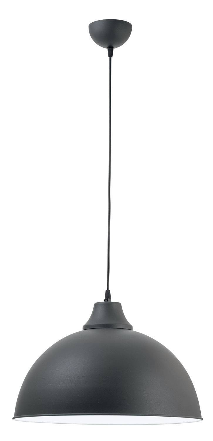 Φωτιστικό μονόφωτο αλουμίνιο γραφίτης/λευκό Ε27 Φ42