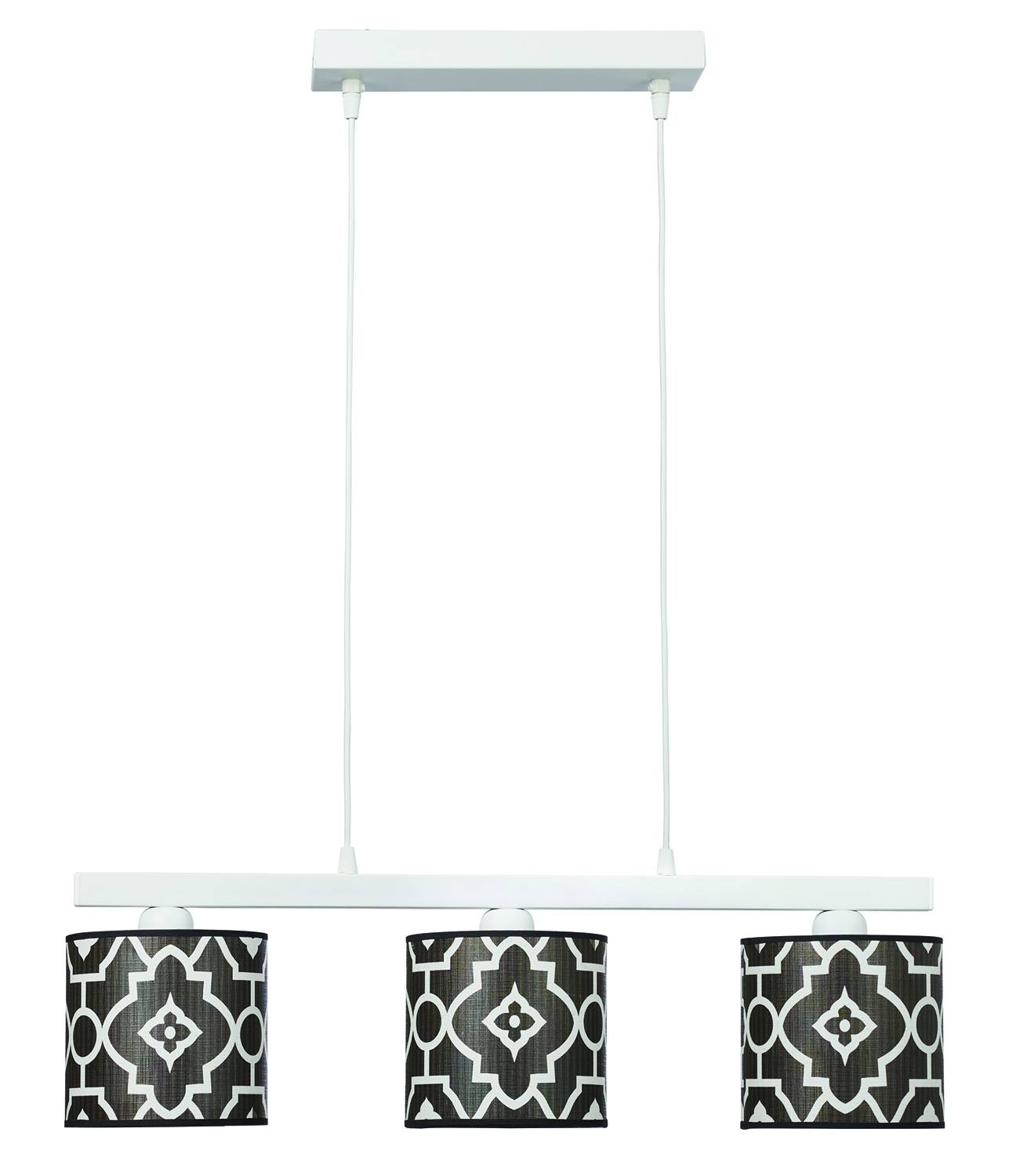 Φωτιστικό Πολύφωτο 3φ Μέταλλο/Αμπαζούρ γκρί Ε27