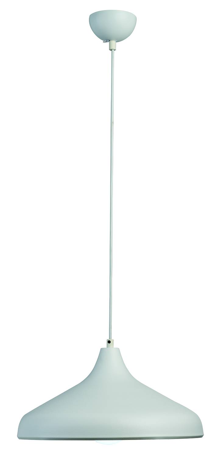 Φωτιστικό μονόφωτο μέταλλο σε λευκό χρώμα  Ε27 Φ35