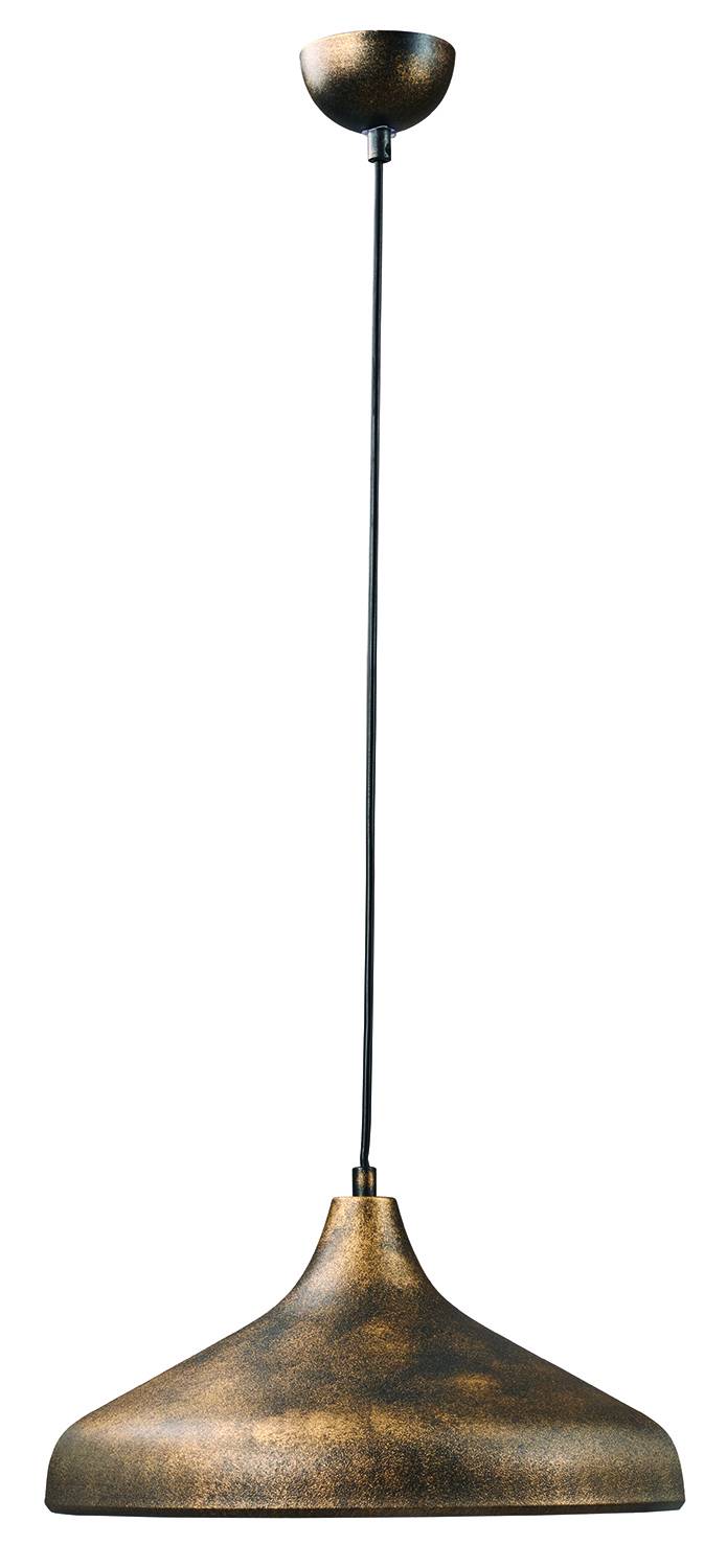 Φωτιστικό μονόφωτο μέταλλο μαύρο/χρυσό  Ε27 Φ35