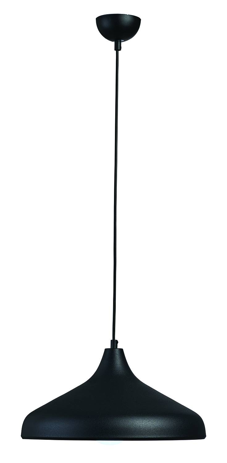 Φωτιστικό μονόφωτο μέταλλο σε μαύρο χρώμα  Ε27 Φ35