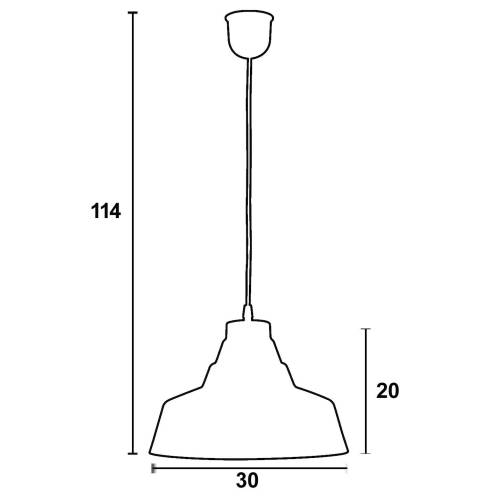 Φωτιστικό μονόφωτο αλουμίνιο μαύρο/πατίνα χρυσή Ε27 Φ30