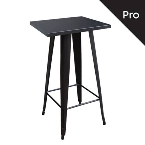 RELIX Τραπέζι Bar-Pro, Μέταλλο Βαφή Μαύρο Ε-00016076 Ε5203,11
