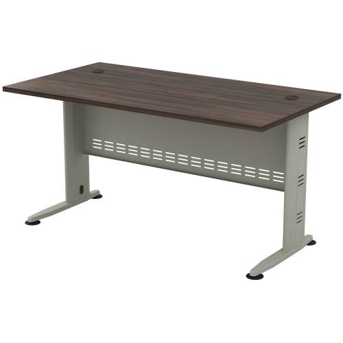 COMPACT Γραφείο Απόχρωση Γκρι - Σκούρο Καρυδί Ε-00024280 ΕΟ981,1