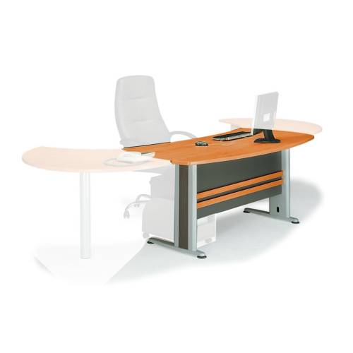 EXECUTIVE Γραφείο Απόχρωση Dark Grey - Cherry Ε-00008212 ΕΟ999,1Γ